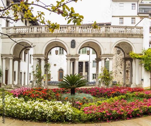 Garden of the Morpurgo palace in Udine, Friuli Venezia Giulia - Italy