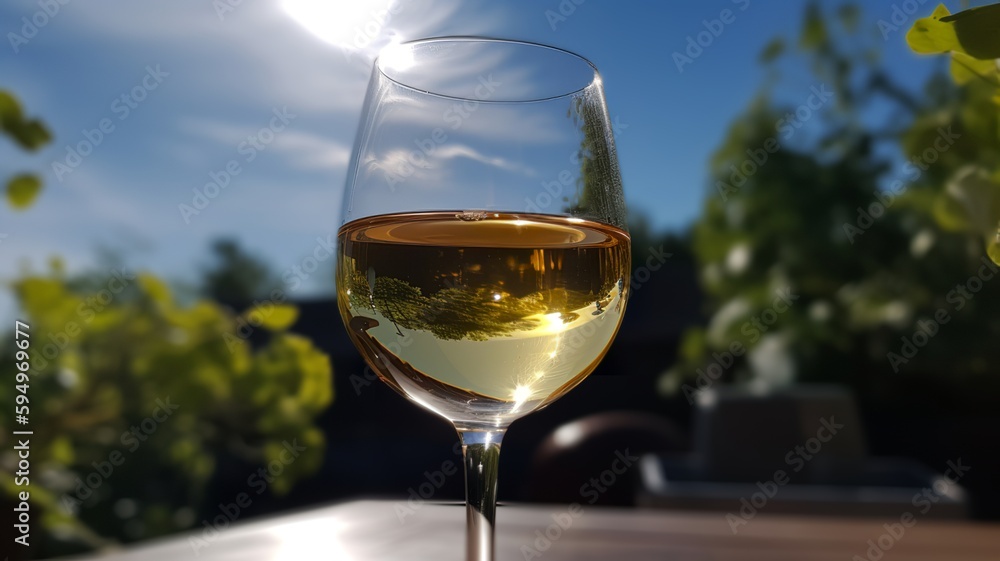  A Sun-Kissed Glass of Viognier