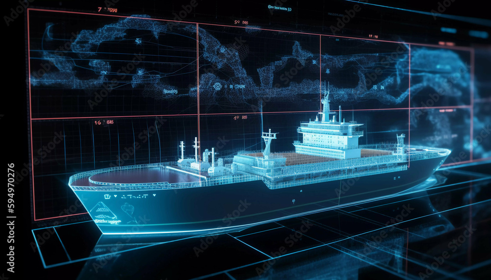 Obraz premium International Cargo Shipping