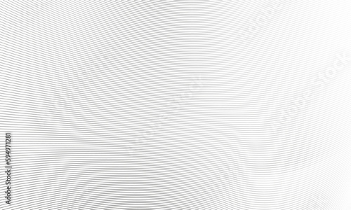 Elegant abstract smooth gray waves background. Vector Illustration of the gray lines abstract background. EPS10. © Helen-HD