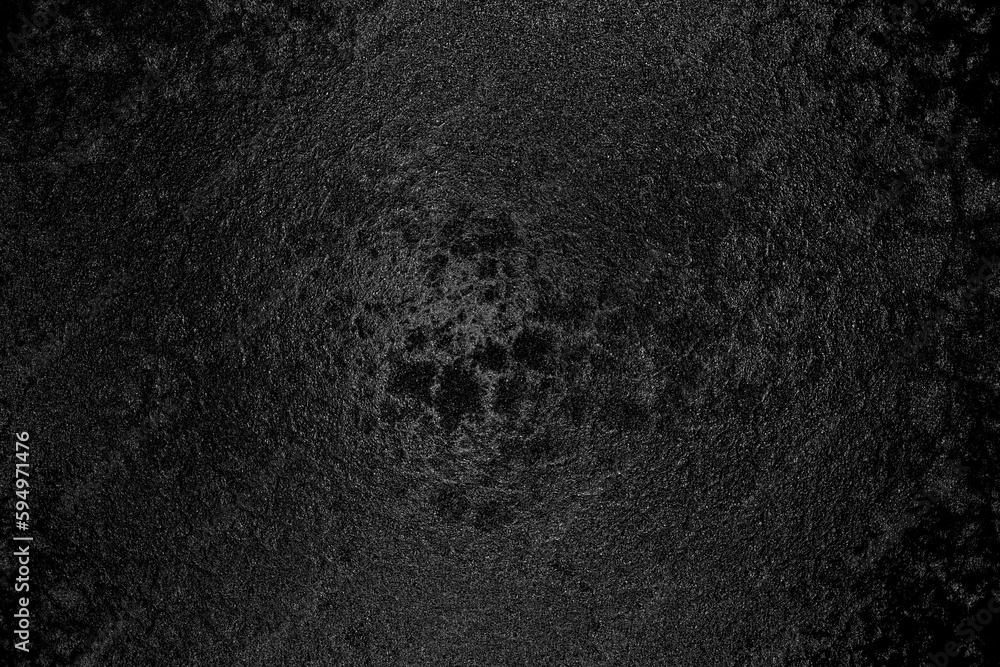 Naklejka premium Black wall surface texture closeup