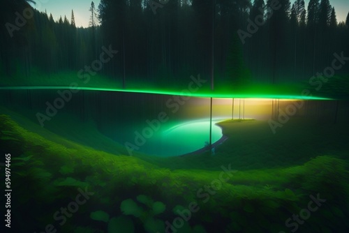 The drone shot revealed the vast expanse of the forest, stretching out as far as the eye could see Generative AI.