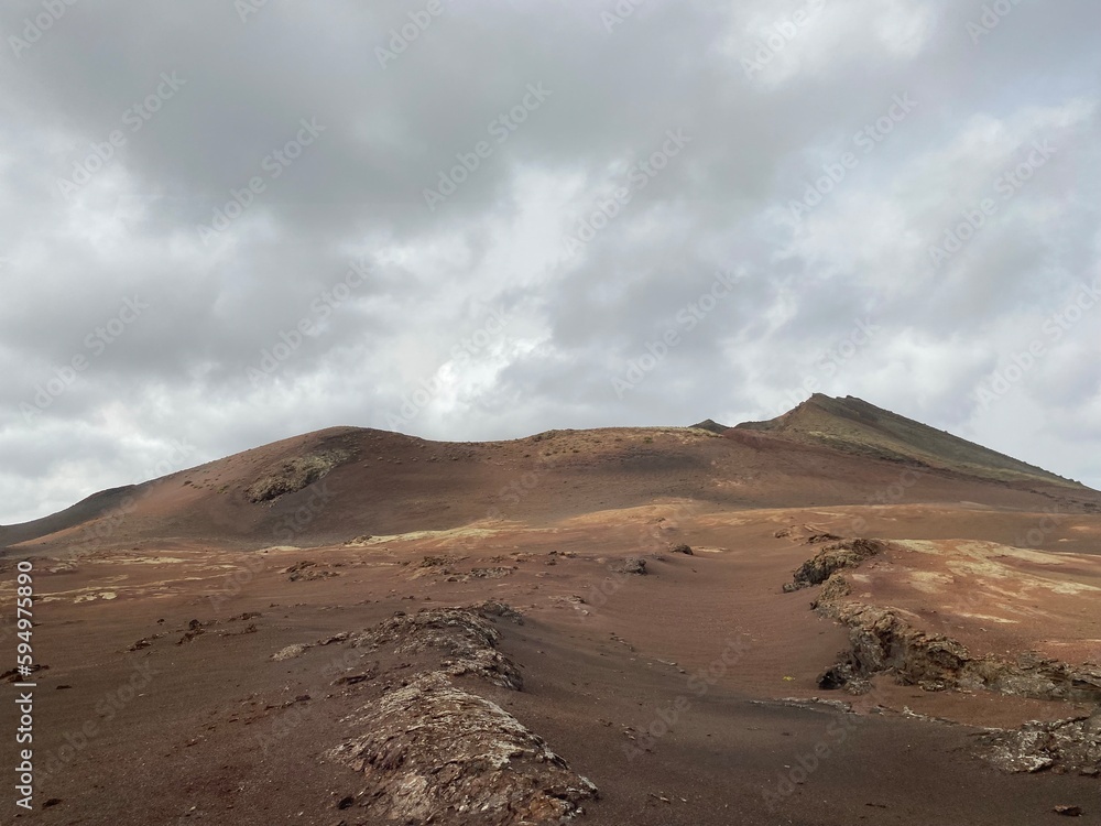 The Timanfaya National Park on Lanzarote The Timanfaya National Park on Lanzarote
