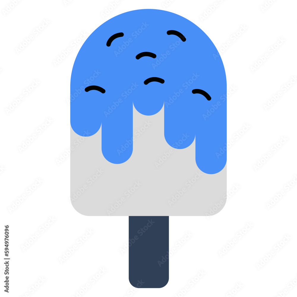 Popsicle icon, editable vector Popsicle icon, editable vector
