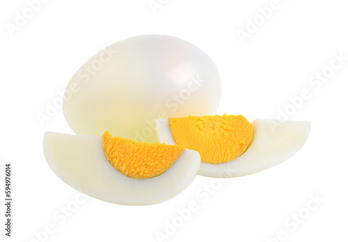 boiled hen egg isolated on transparent png