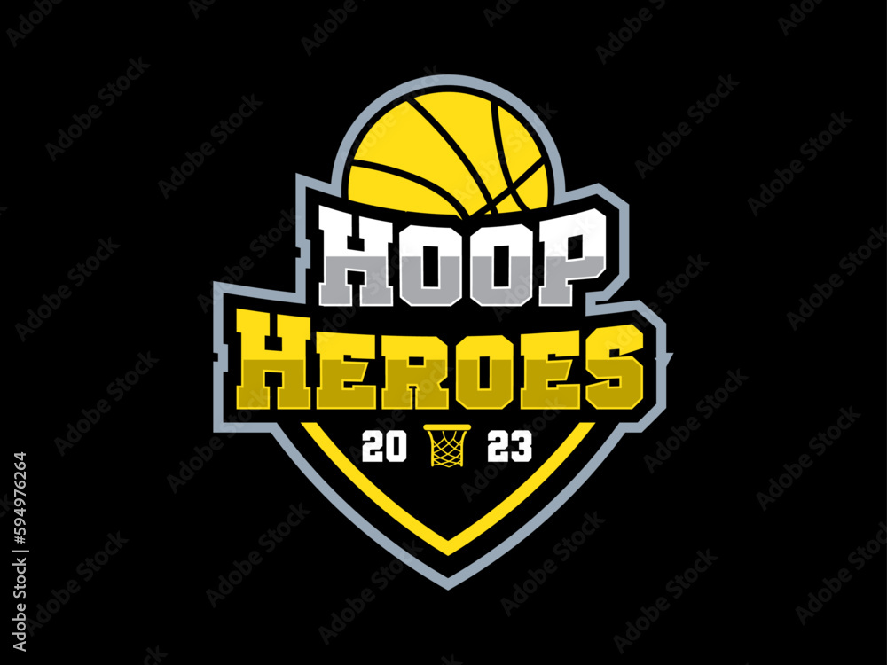 modern attractive professional basketball team logo vector, emblem with editable text, sports logo design
modern attractive professional basketball team logo vector, emblem with editable text, sports logo design