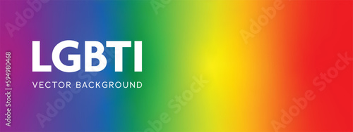 LGBTI gradient background, community vector with rainbow colored flag, creative concept for promotion of lesbians, gays, bisexuals and trans people, with black backdrop with. heart shape	