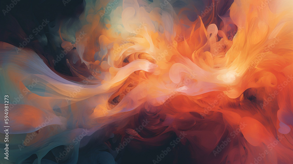 abstract chaotic fire background