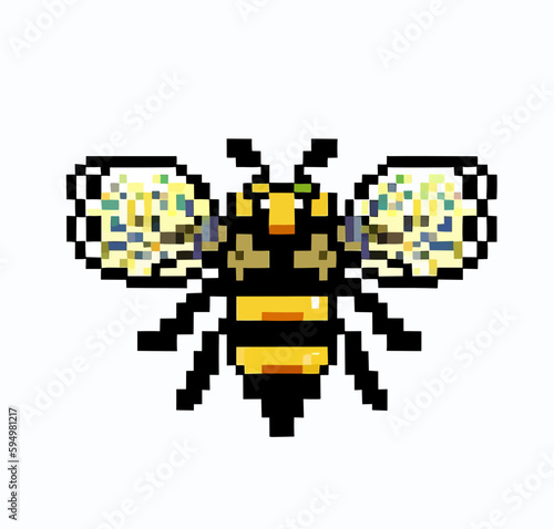 Bee pixel art