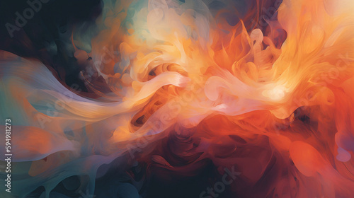 abstract chaotic fire background