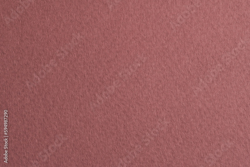 Rough kraft paper background, monochrome paper texture dark red purple color. Mockup with copy space for text