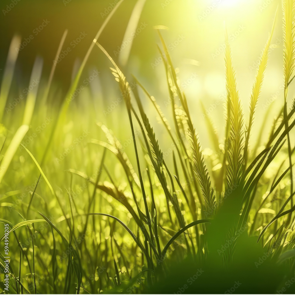 Obraz premium Summer grass closeup