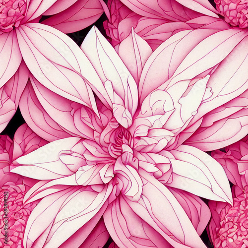 Wallpaper Mural seamless floral pattern - Generative Ai Torontodigital.ca