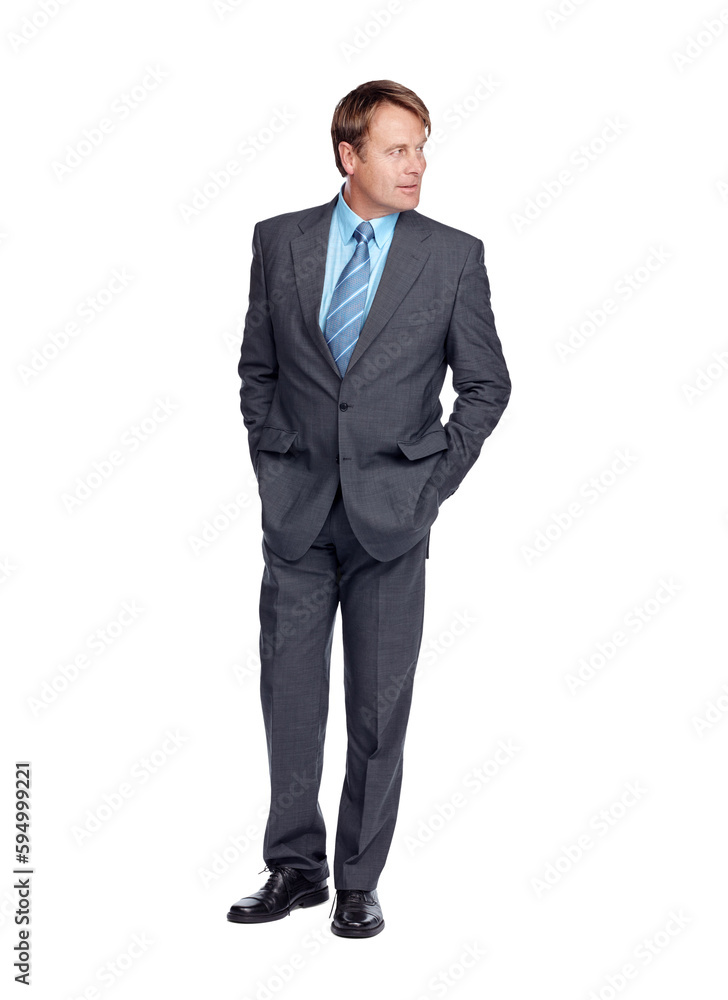 Thinking, corporate and senior business man on isolated, png and transparent background. Ideas, executive manager and serious male person with confidence, success mindset and professional ceo in suit Thinking, corporate and senior business man on isolated, png and transparent background. Ideas, executive manager and serious male person with confidence, success mindset and professional ceo in suit