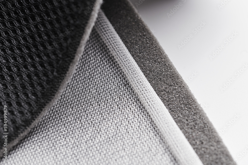 modern waterproof flexible temperature control materials, multifunctional smart textile close-up modern waterproof flexible temperature control materials, multifunctional smart textile close-up