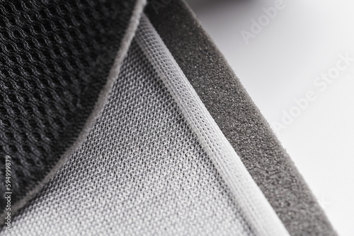 modern waterproof flexible temperature control materials, multifunctional smart textile close-up