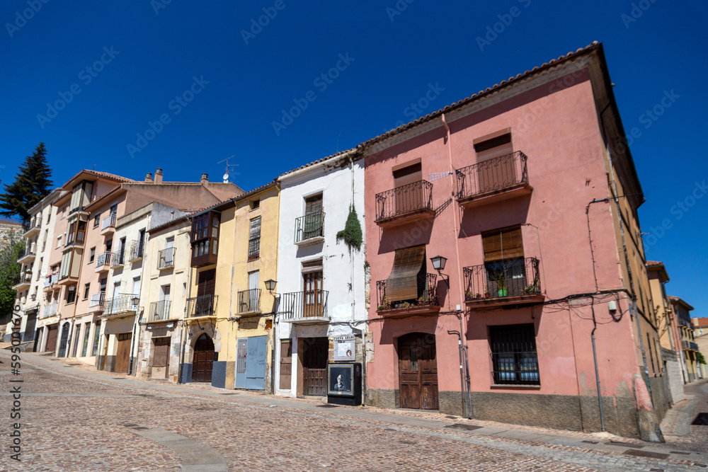 Casas representativas del casco antiguo de Zamora. Castilla y León, España.