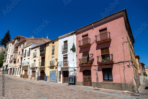 Casas representativas del casco antiguo de Zamora. Castilla y Le  n  Espa  a.