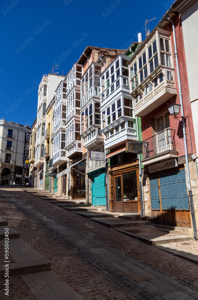 Calle Balborraz, una de las más bonitas de la ciudad de Zamora.