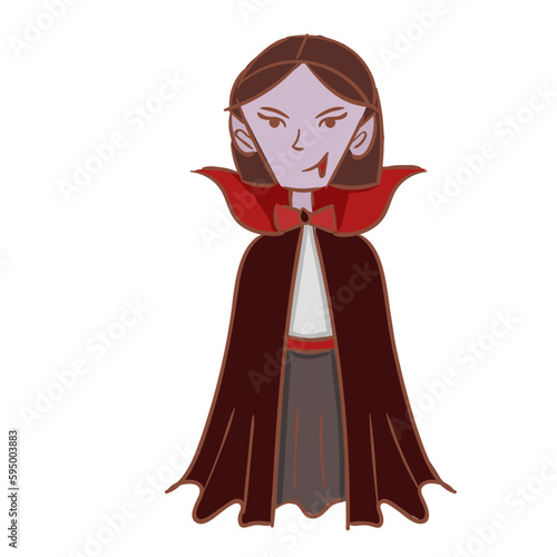 Vampire Girl illustration