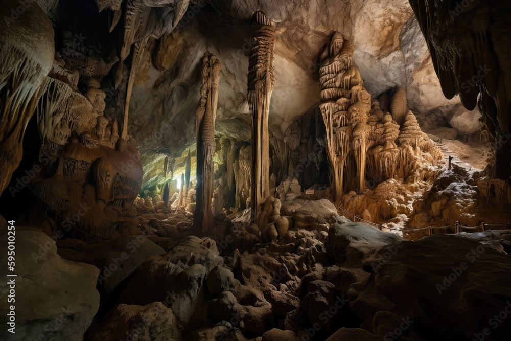 caves with breathtaking and towering rock formations, including ...