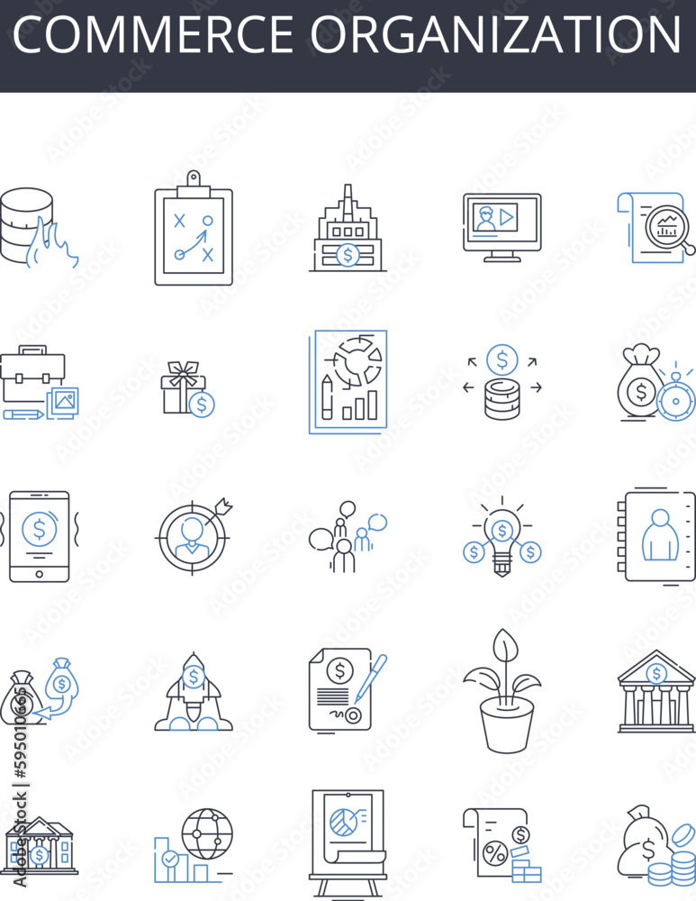 Commerce organization line icons collection. Robotics, Automation, Technological, Industrial, Mechanized, Equipment, Engines vector and linear illustration. Gear,Systems,Production outline signs set Commerce organization line icons collection. Robotics, Automation, Technological, Industrial, Mechanized, Equipment, Engines vector and linear illustration. Gear,Systems,Production outline signs set