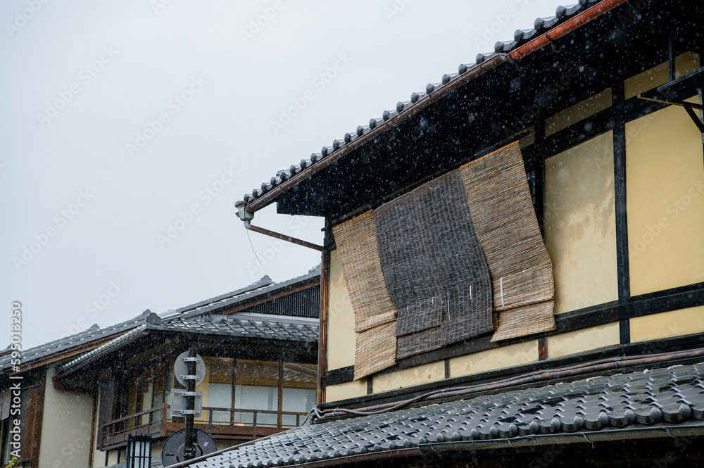雨の日　京都