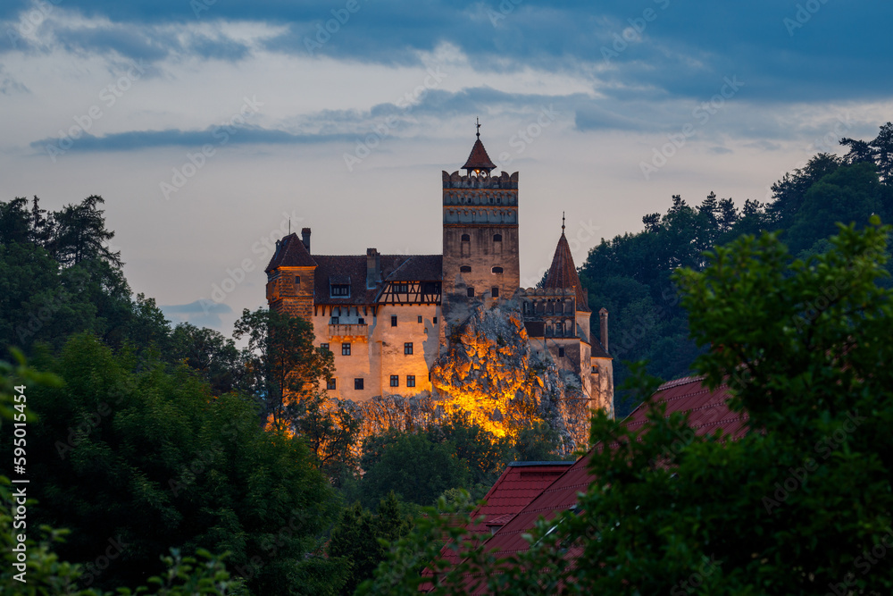 The Bran Castle of Dracula in Romania