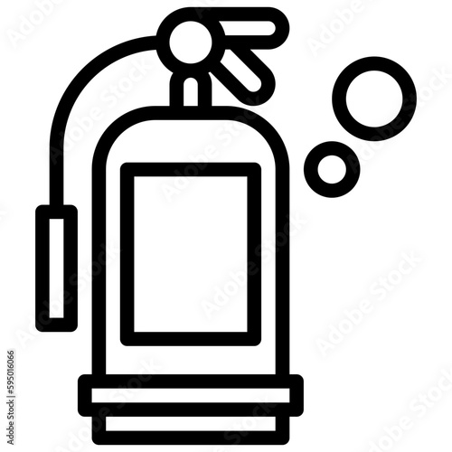 firefighting line icon,linear,outline,graphic,illustration