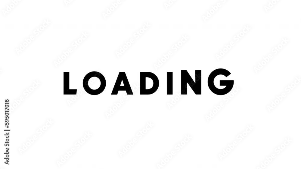 Minimalist Loading Screen Text isolated on white Background, 4K stock video, Suitable for Game Project Minimalist Loading Screen Text isolated on white Background, 4K stock video, Suitable for Game Project