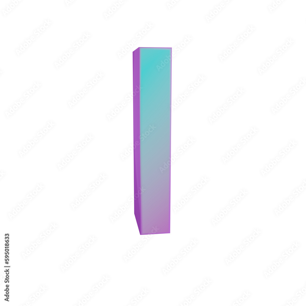 3D rendered Alphabet numerical symbol 3D rendered Alphabet numerical symbol