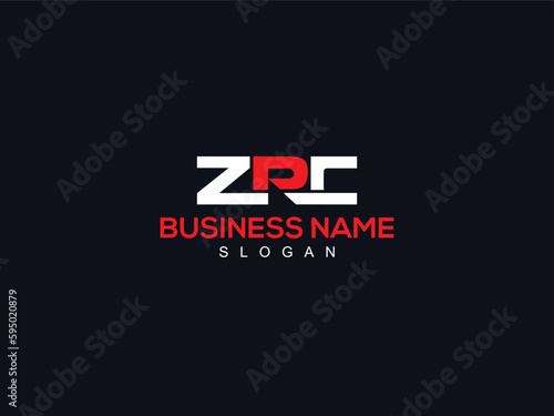 Professional ZPC Logo Letter, ZP zpc Business Alphabet Letter Logo Design For Finance Company