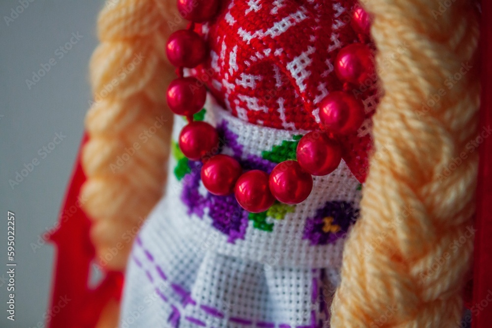 Doll in traditional Ukrainian dress
