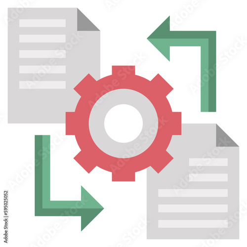 files and folders line icon,linear,outline,graphic,illustration