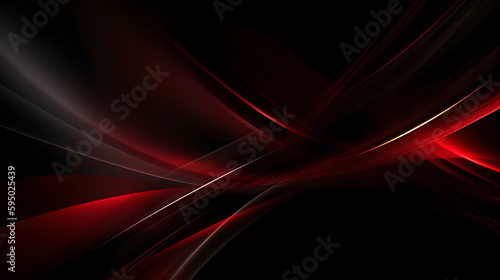 arrière plan abstrait rouge et noir, généré par IA