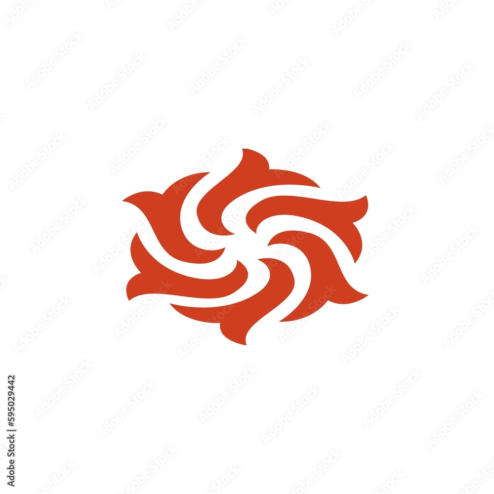 Obraz premium red and yellow star