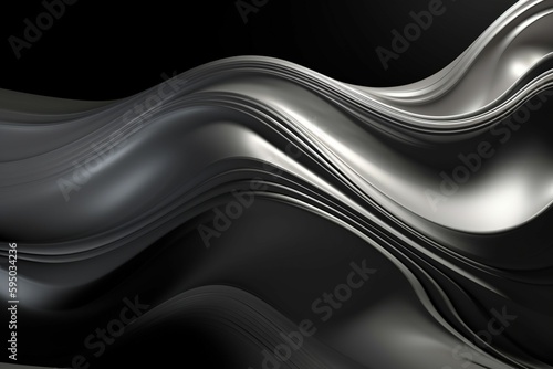 beautiful gray background with smooth lines, wallpaper, generative IA