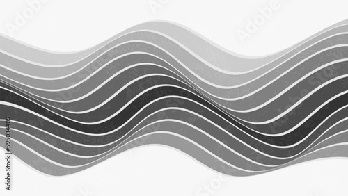 Abstract wavy background. Gray lines on gray texture background.