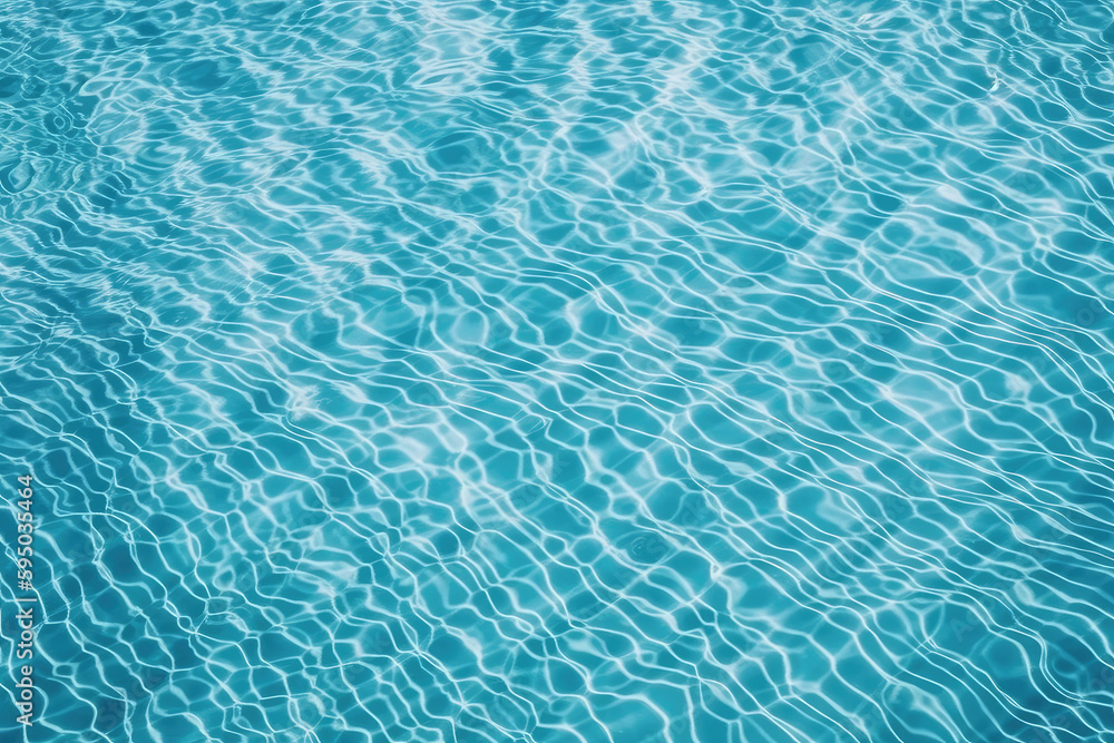 illustration background pool background blue. Ai generative