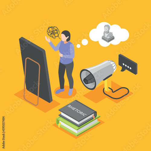 Isometric Rhetoric Background