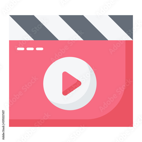 Clapper Flat Icon