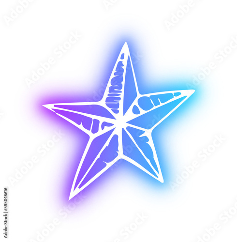 Set of Star neon