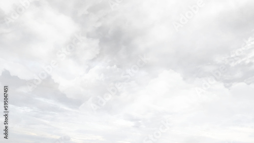Cloudy sky with heavy clouds in a bad weather