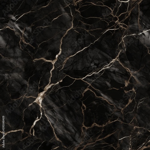 Pitiful marble surface establishment  common marble with brown wavy veins. Seamless pattern  AI Generated