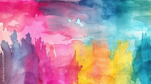 abstract watercolor background, generative AI © Rawf8