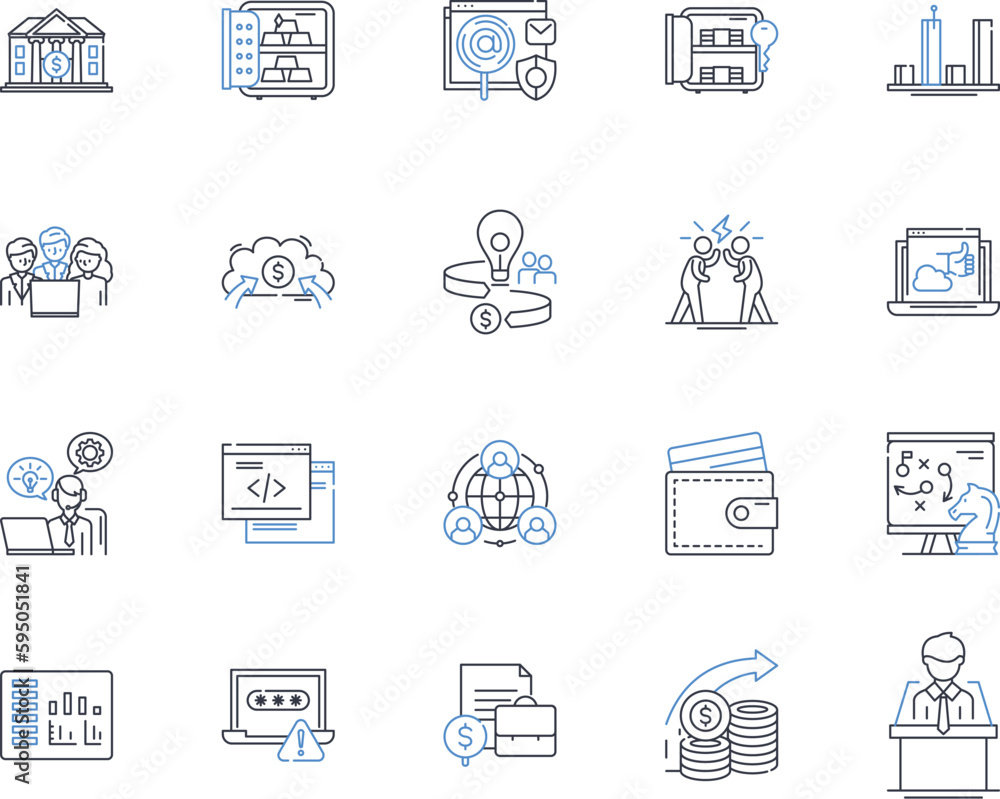 Conglomeration line icons collection. Integration, Consolidation, Merger, Acquisitions, Synergy, Unity, Aggregation vector and linear illustration. Collaboration,Diversification,Blending outline signs Conglomeration line icons collection. Integration, Consolidation, Merger, Acquisitions, Synergy, Unity, Aggregation vector and linear illustration. Collaboration,Diversification,Blending outline signs