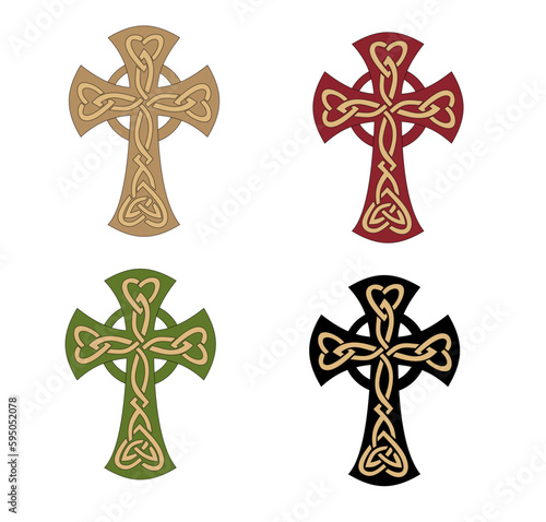 IHS GOLD EMBROIDERY FOR LITURGICAL CLOTHES AND SACRED CEREMONIES. SACRED CATHOLIC SYMBOLS IN ANCIENT STYLE WITH GOLDEN DECORATIONS