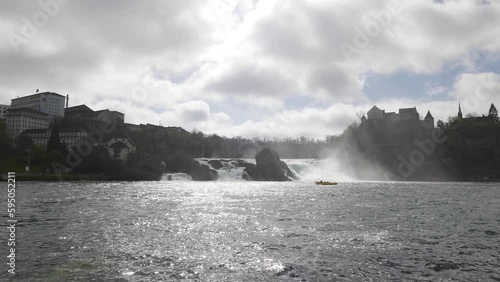 Rhine Falls the largest waterfall in Europe, Schaffausen , Switzerland photo