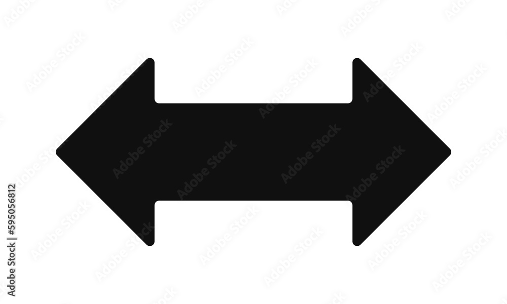 Round Corners Double Arrow Shape Icon Round Corners Double Arrow Shape Icon
