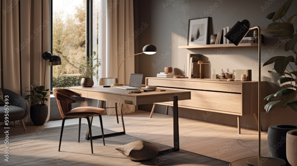 working room for home interior architecture with a minimalist style working room for home interior architecture with a minimalist style